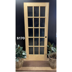15 Lite Solid Pine Door -$170